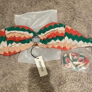 Brand new Montce Gelato Tori bandeau swimsuit top ✨